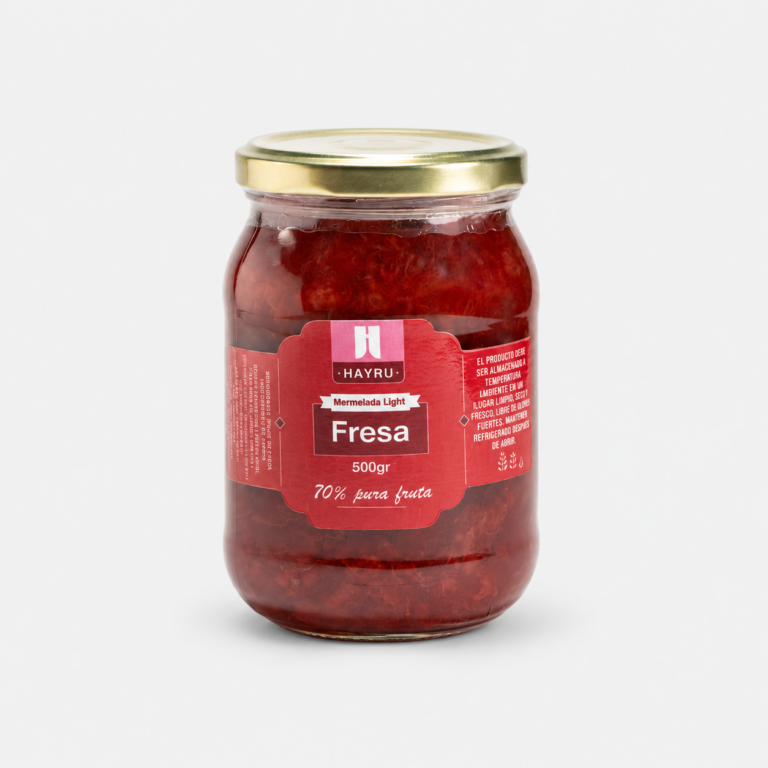 Mermelada de fresa 550g –  Sin azúcar