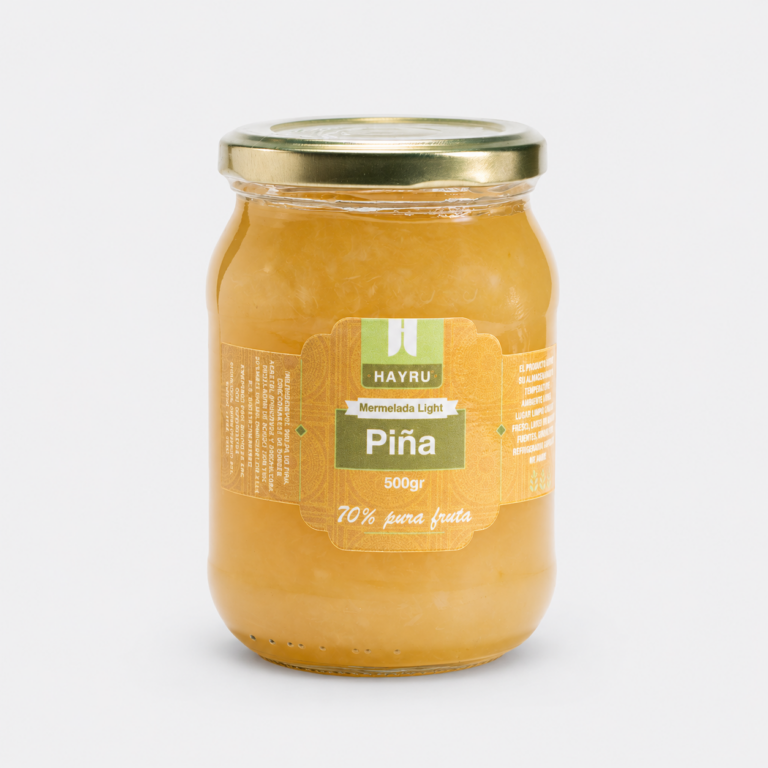 Mermelada de piña 550g – Sin azúcar